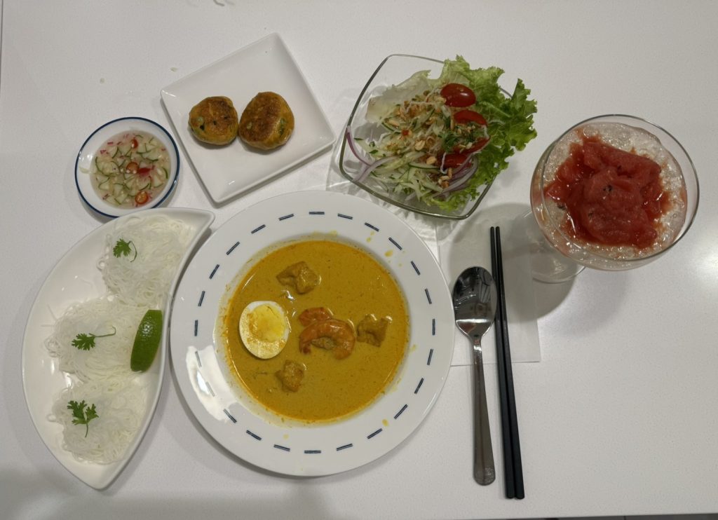 a laksa meal set